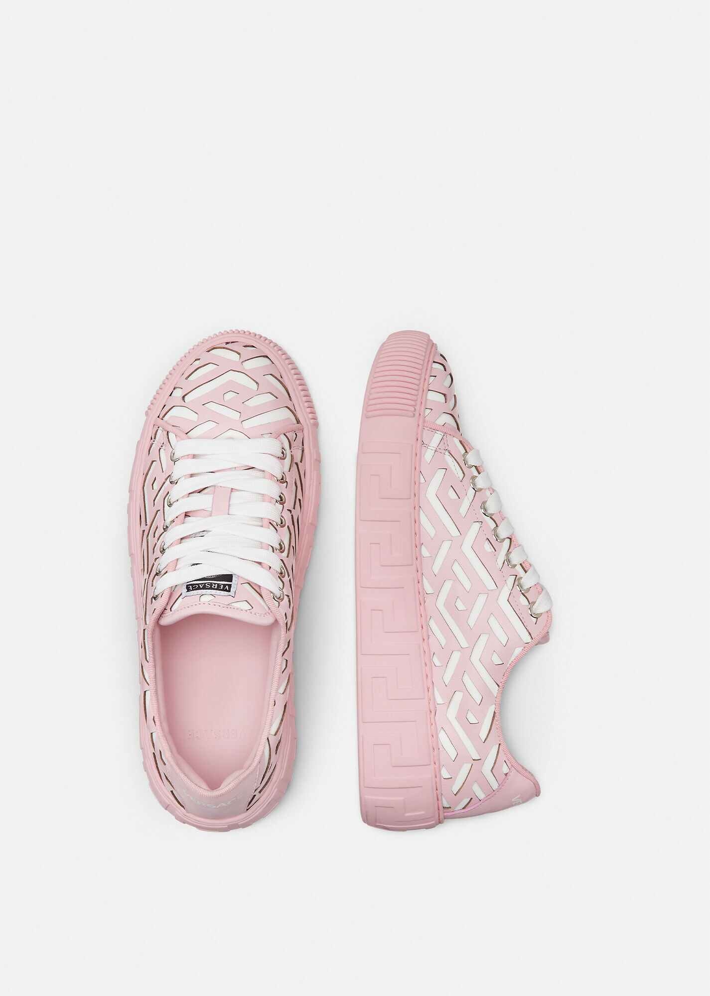 Greca Laser Cut Sneakers - 3