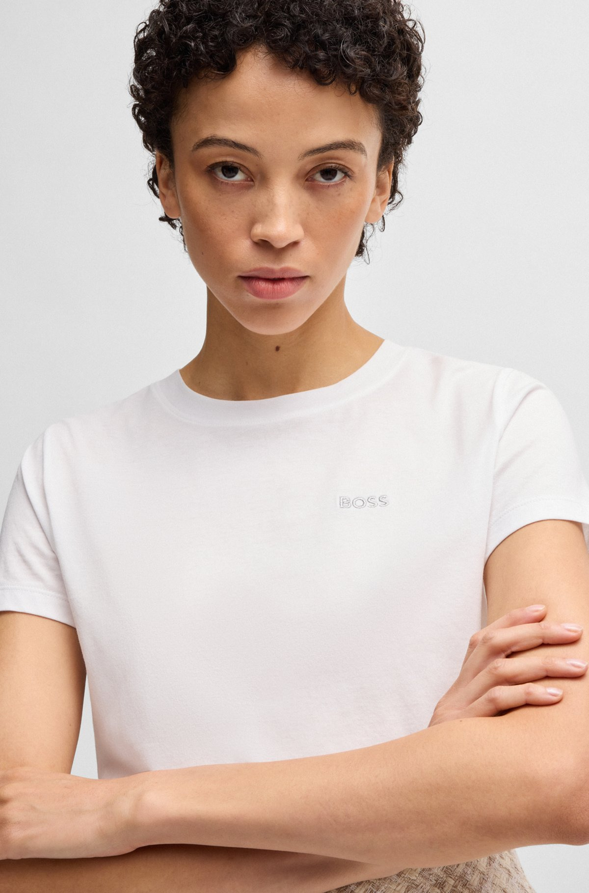 COTTON-JERSEY T-SHIRT WITH SCRIPT LOGO - 5