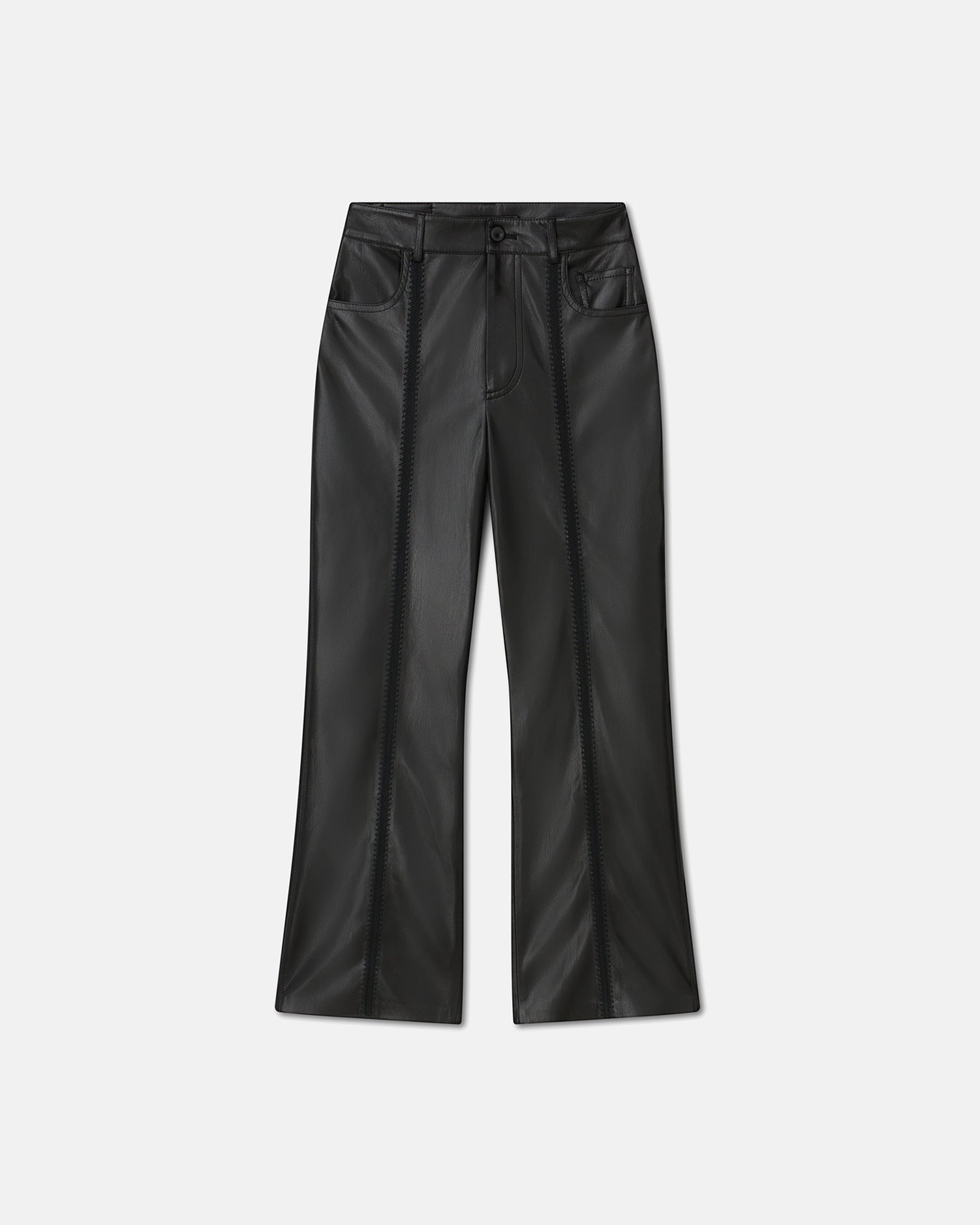 JESCA - OKOBOR™ alt-leather pants - Black - 4