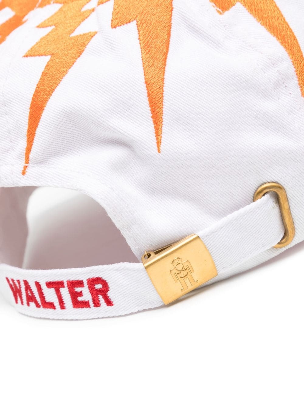 embroidered-motif cotton cap - 2