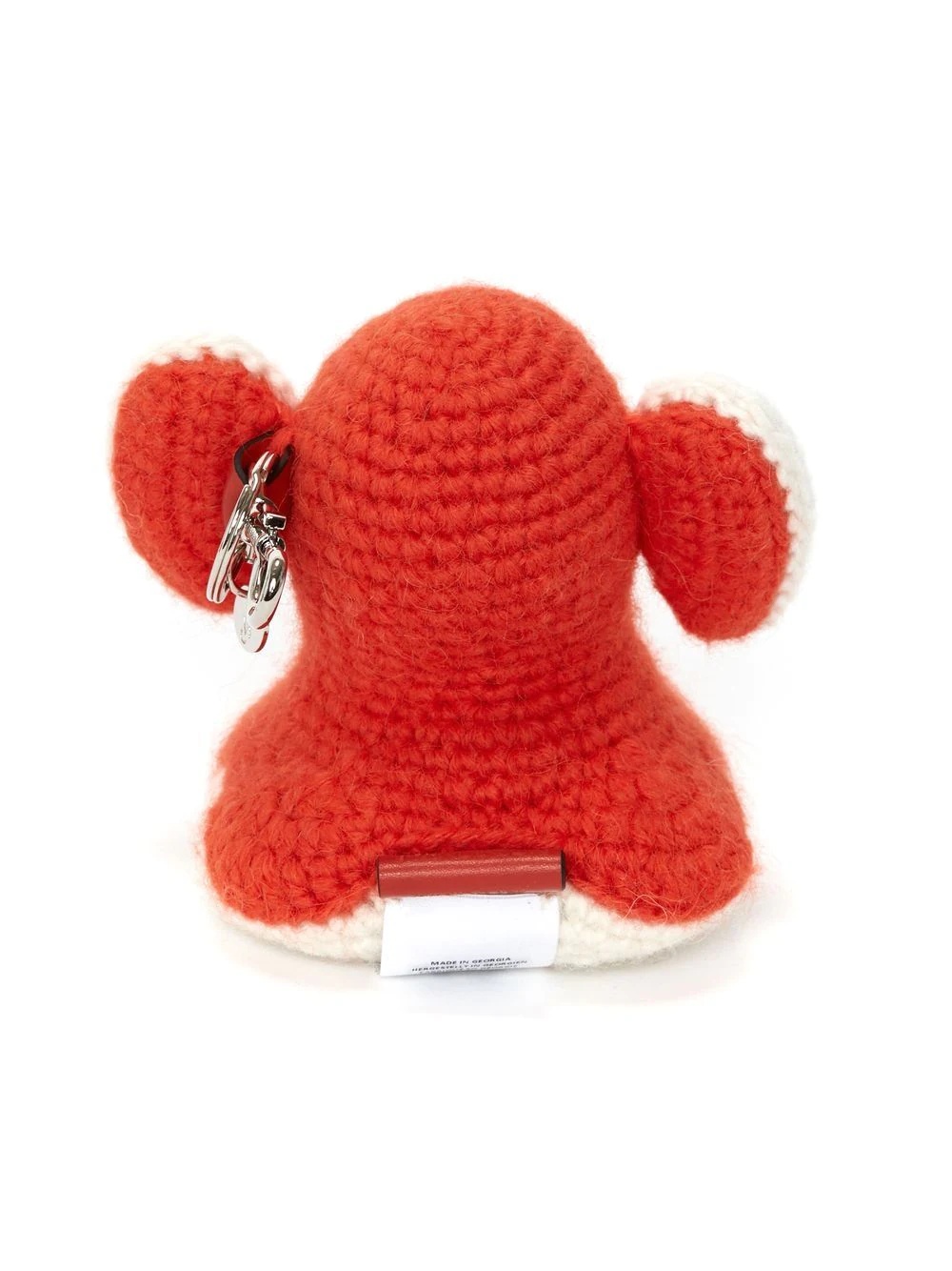 knitted elephant keyring - 2