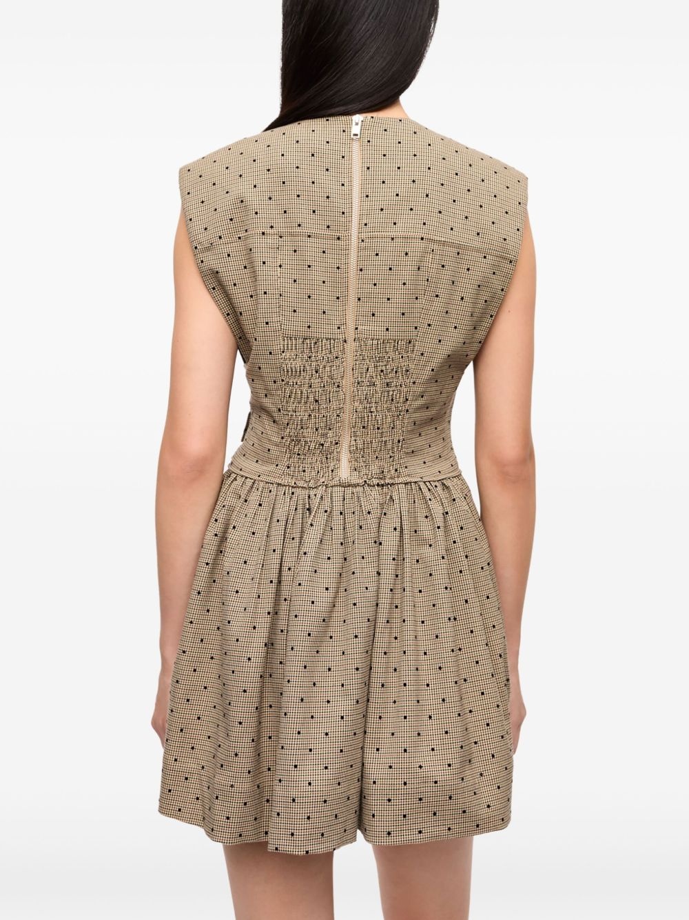 polka dot-print minidress - 3