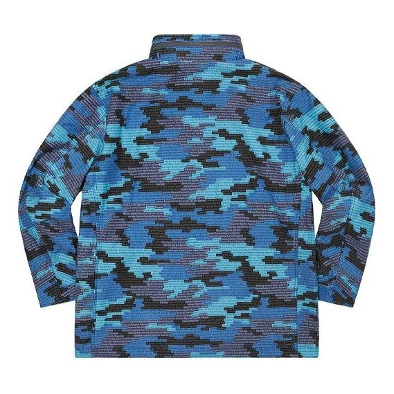 Supreme Logo Camo M-65 Jacket 'Blue Black' SUP-SS21-521 - 2