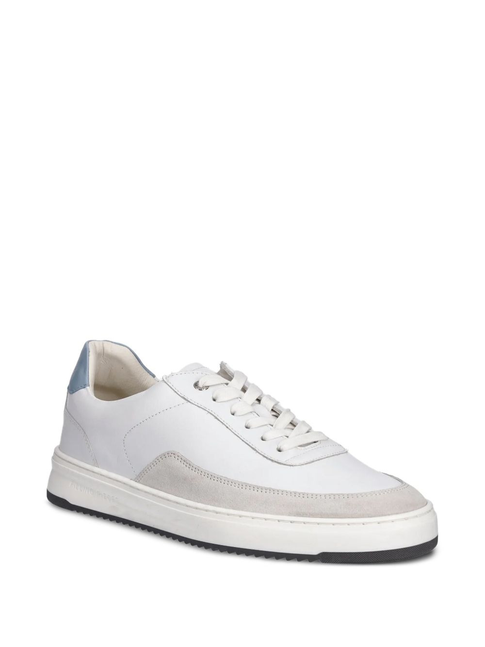 suede-panel sneakers - 2