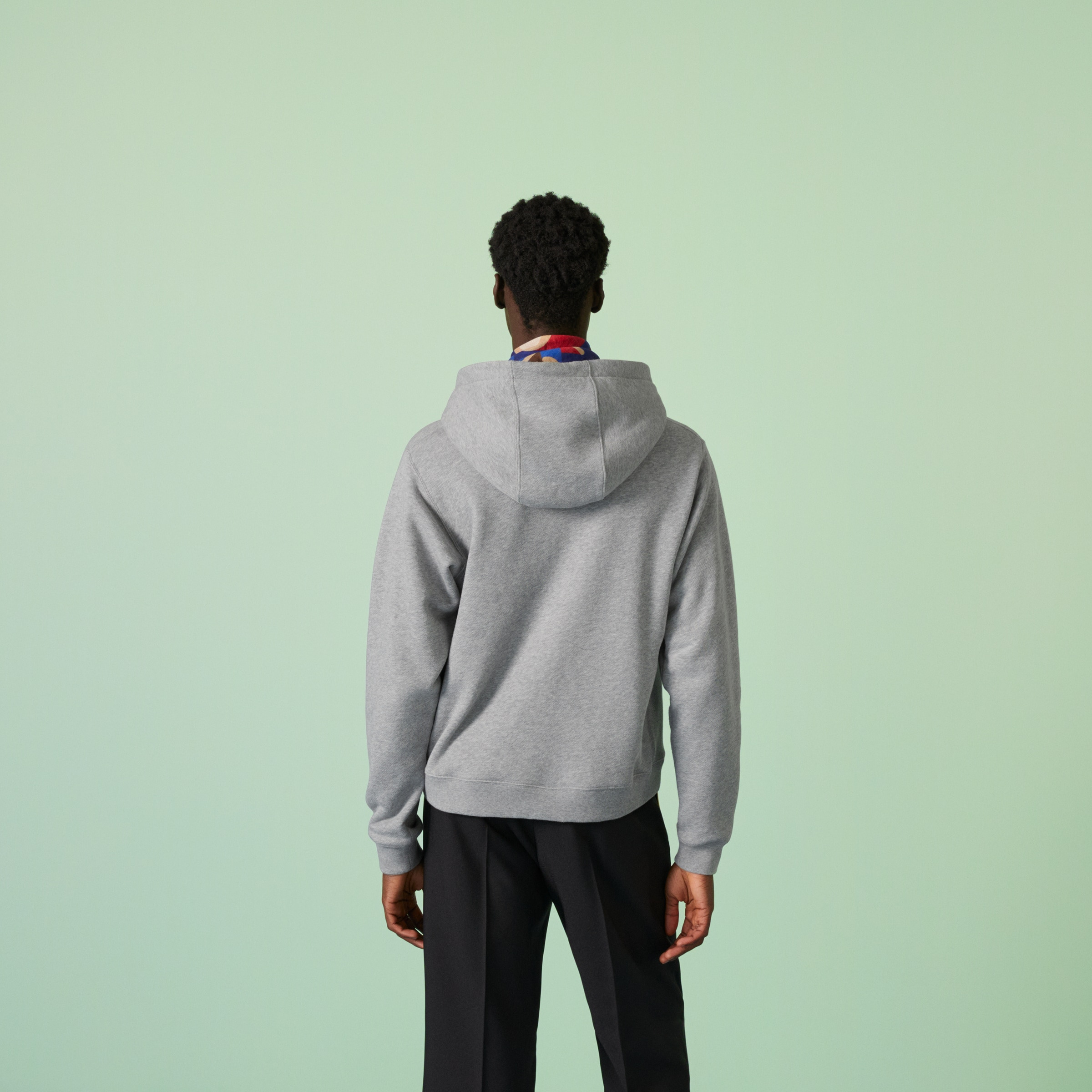 Cotton jersey hooded sweatshirt - 8