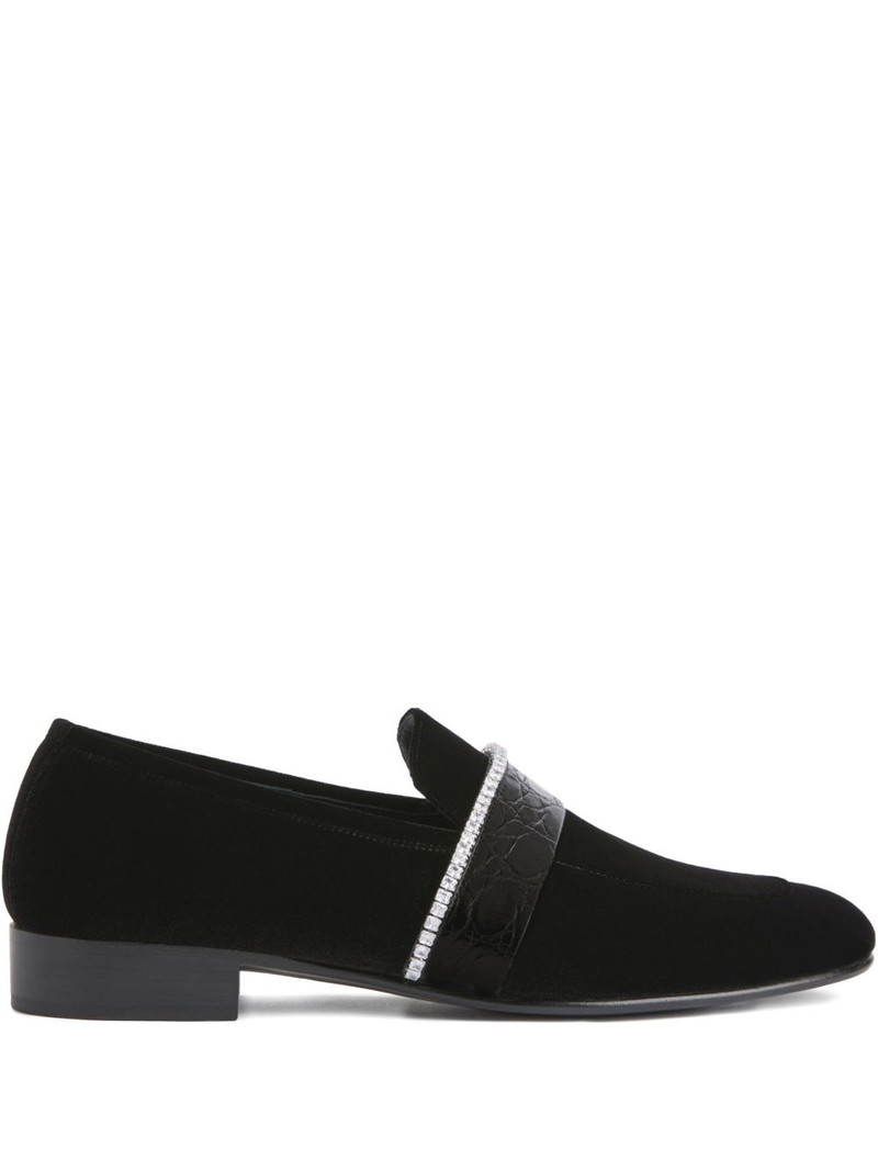 Arnaud crocodile-print loafers 1