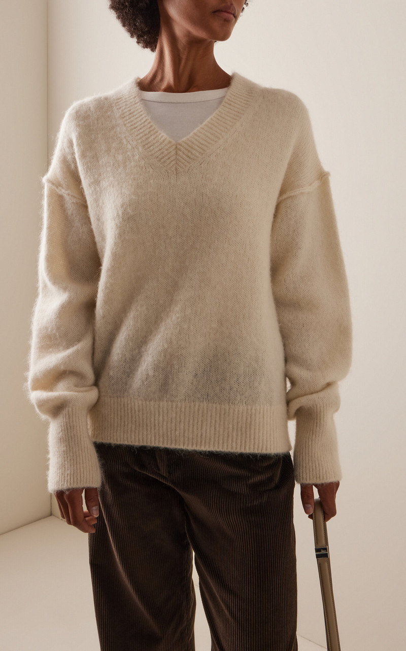 House of Dagmar Alpaca-Knit Top white outlook