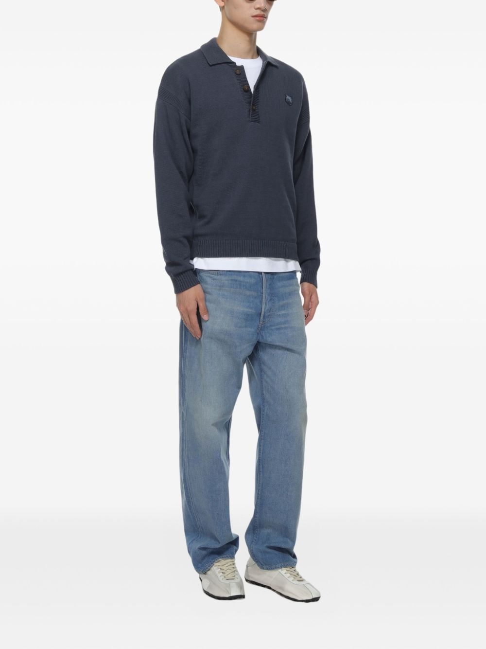 Fox Head polo sweater - 3