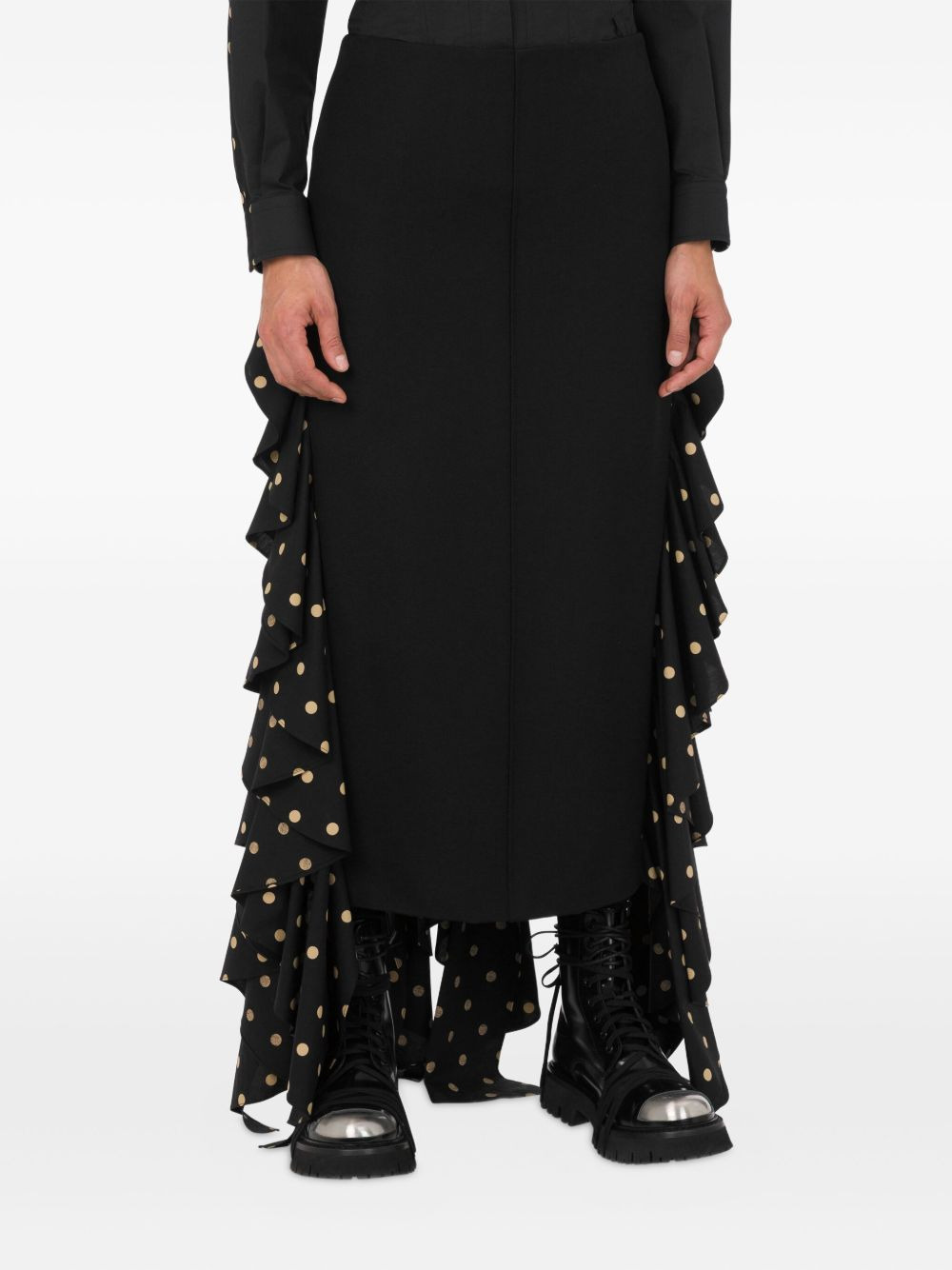 polka-dot ruffle skirt - 3