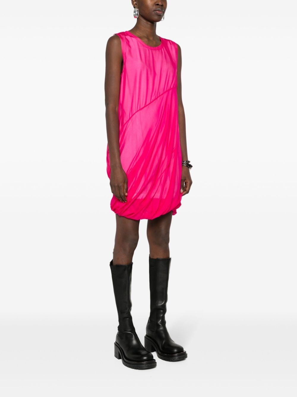 silk mini dress - 3
