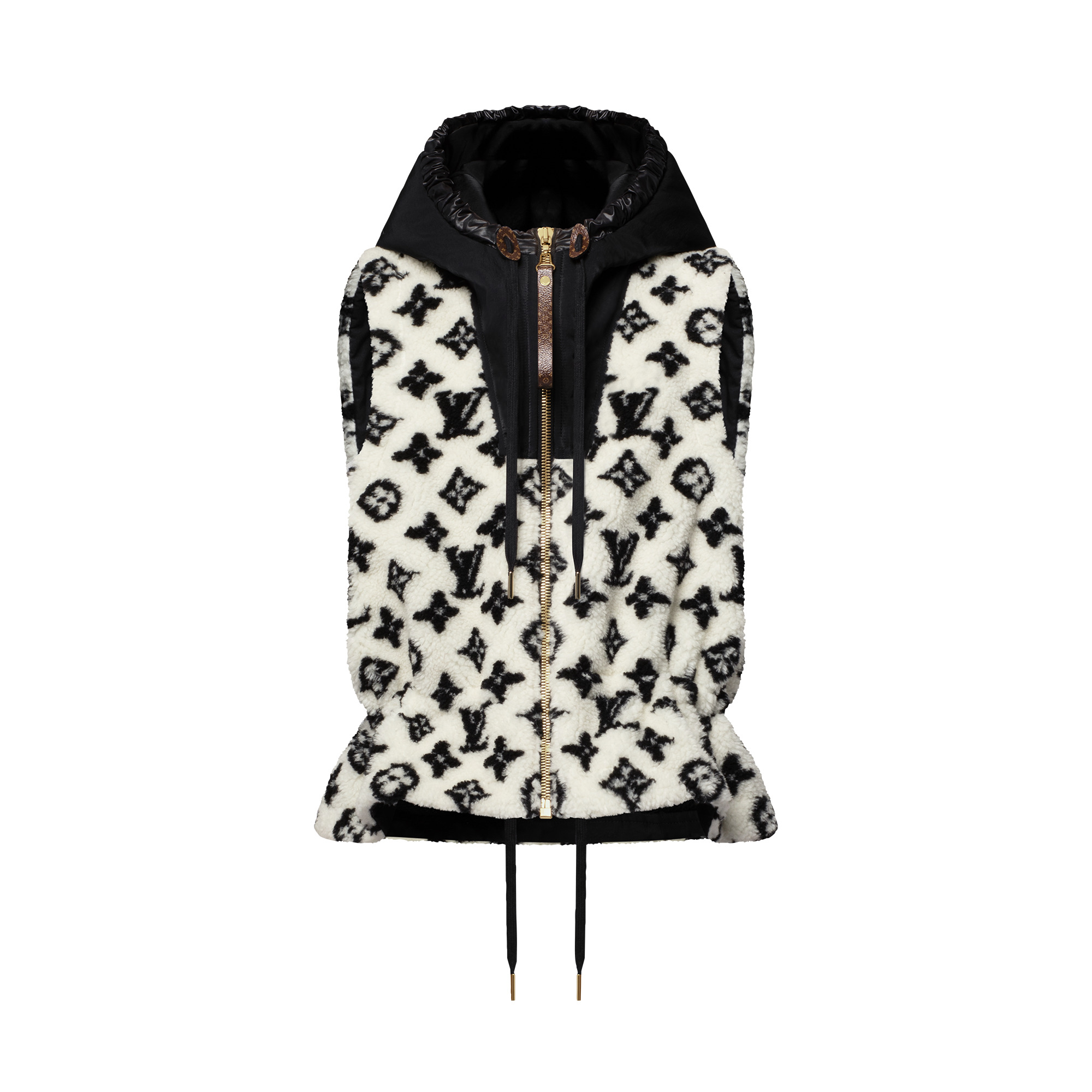 Monogram Teddy Peplum Gilet - 1