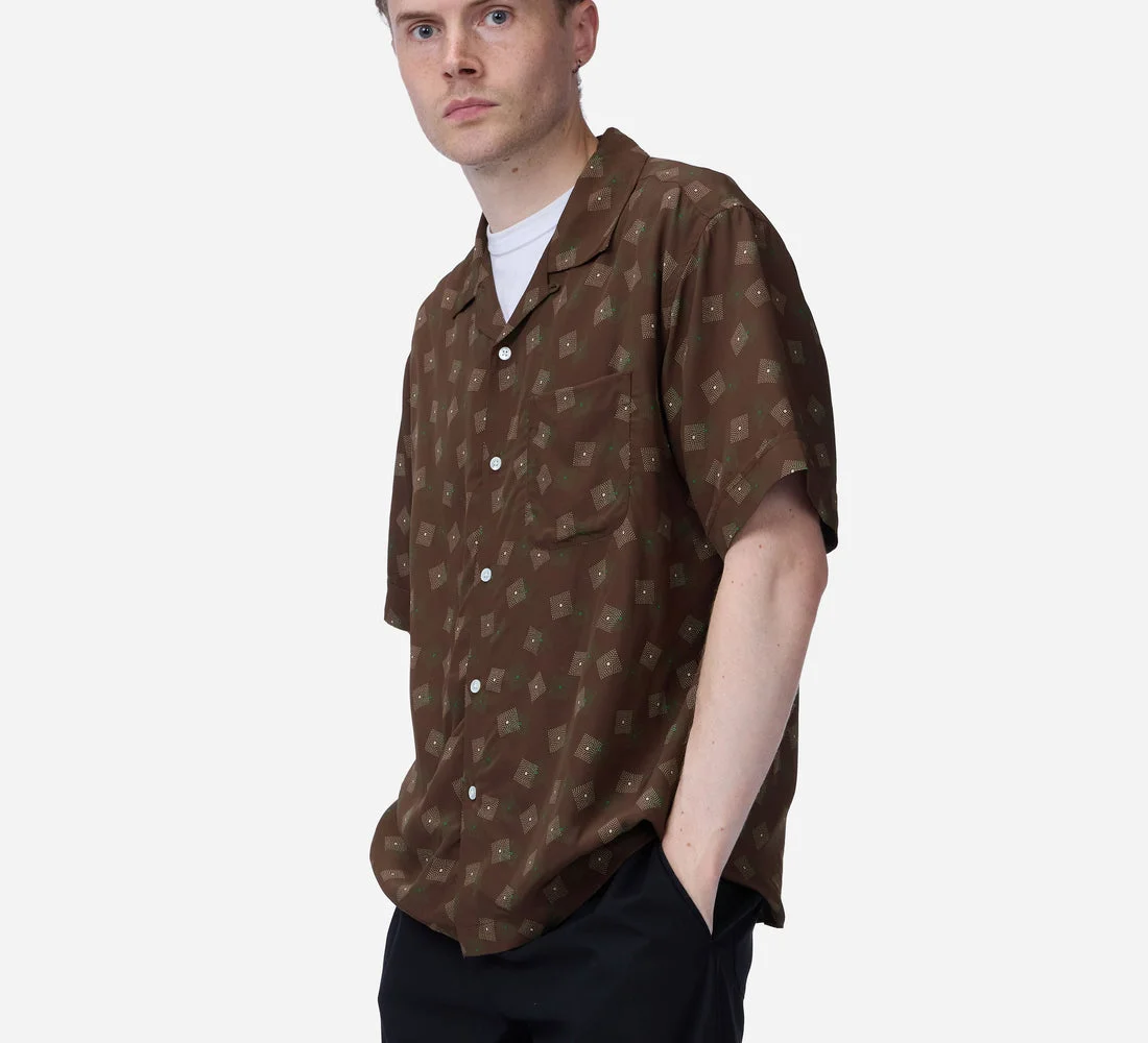 Vacation Shirt ~ Brown Rayon Cube - 1