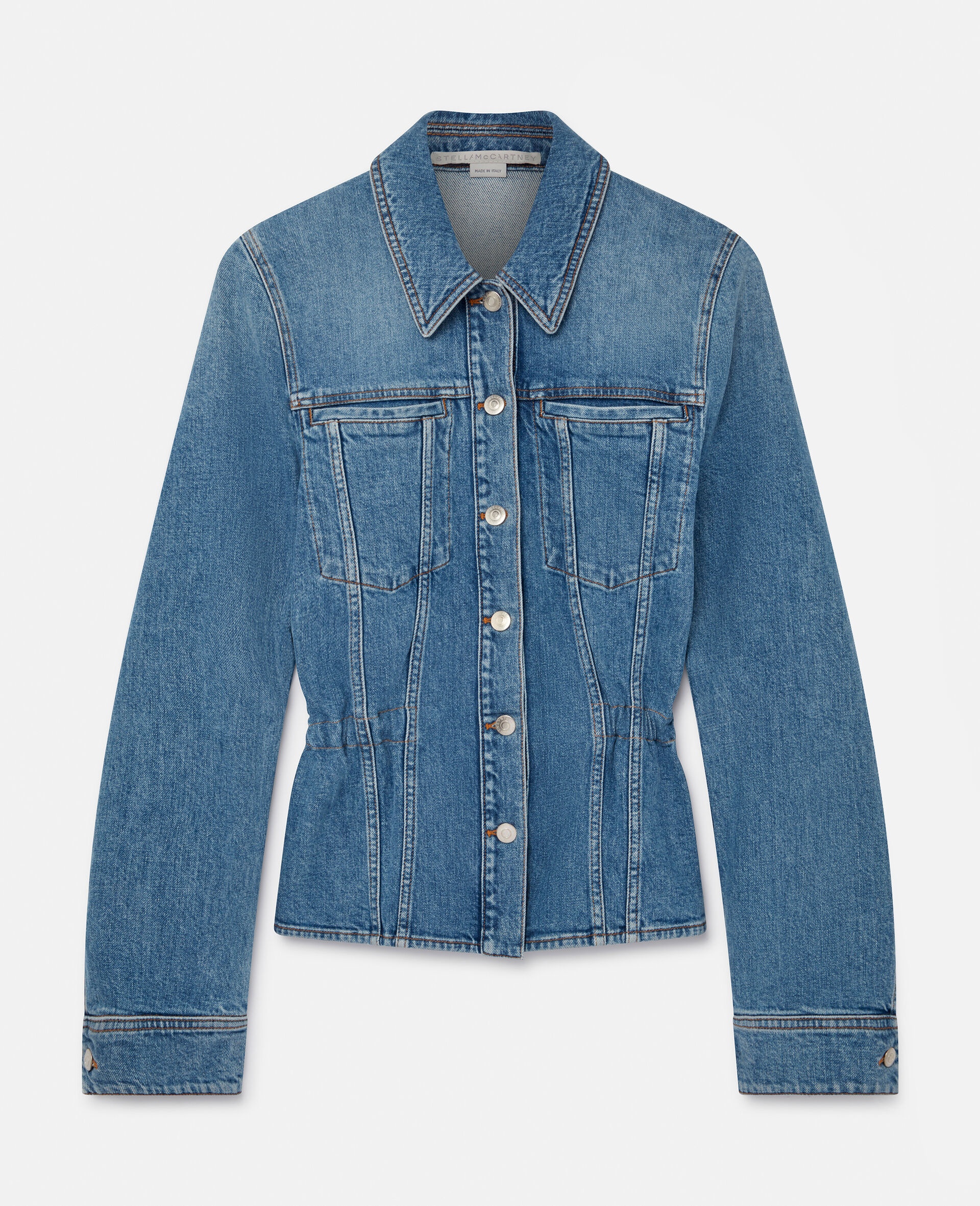 Waisted Denim Jacket - 1