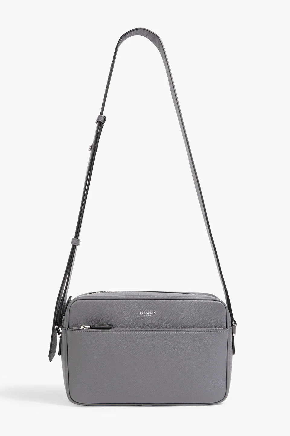 East West pebbled-leather messenger bag - 1