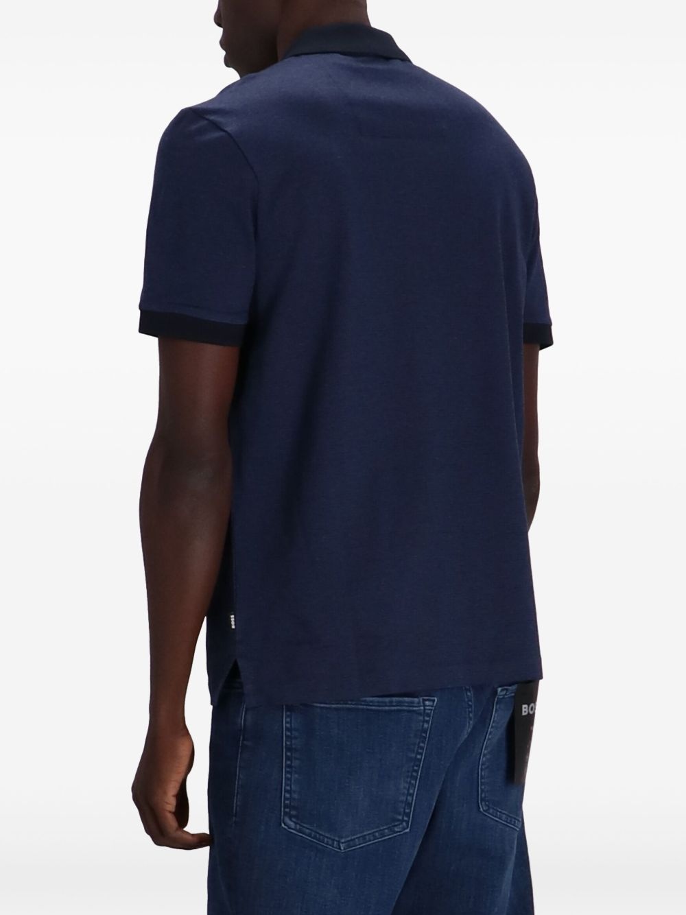 logo-tag polo shirt - 4