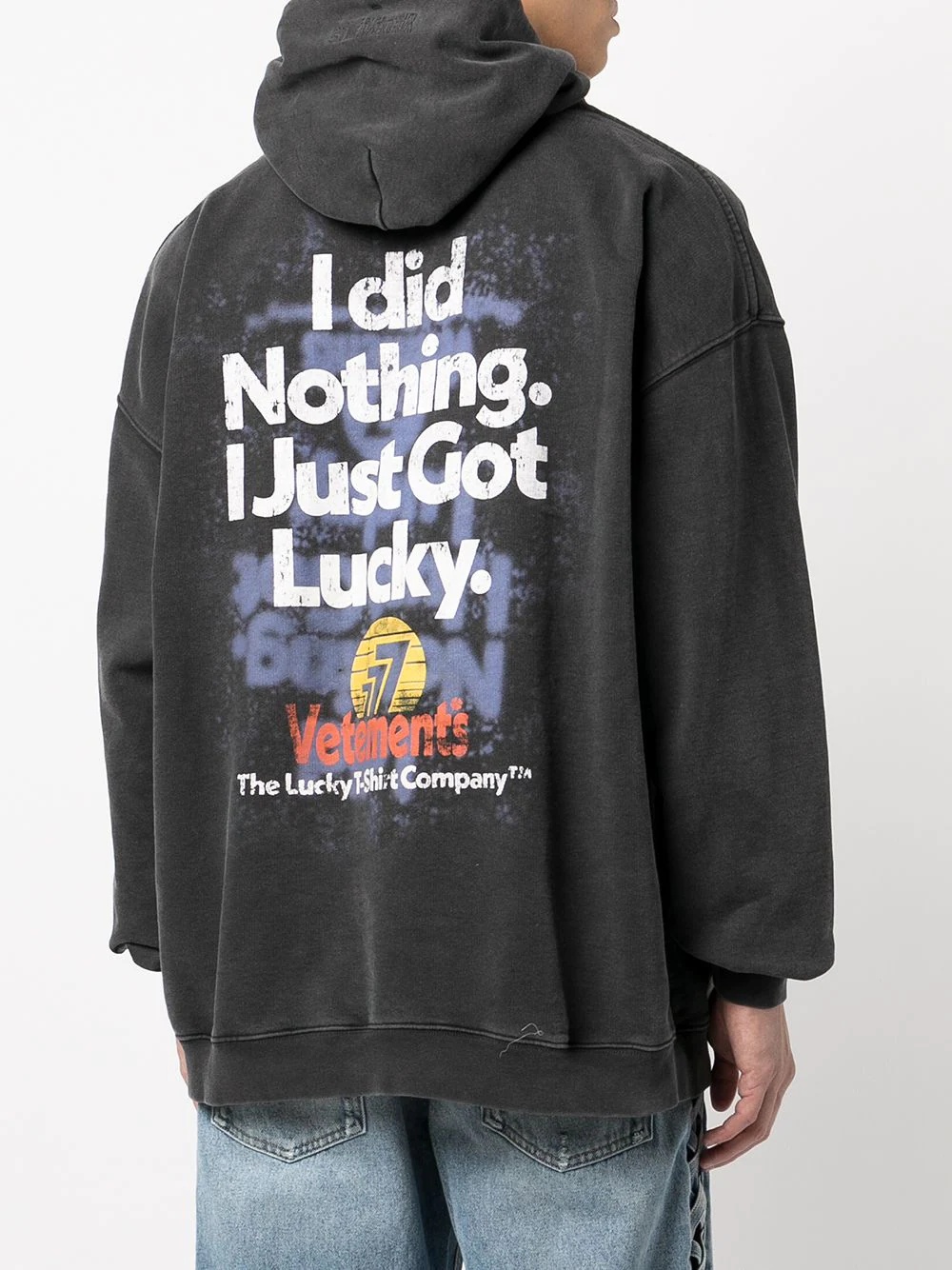 slogan-print hoodie - 5