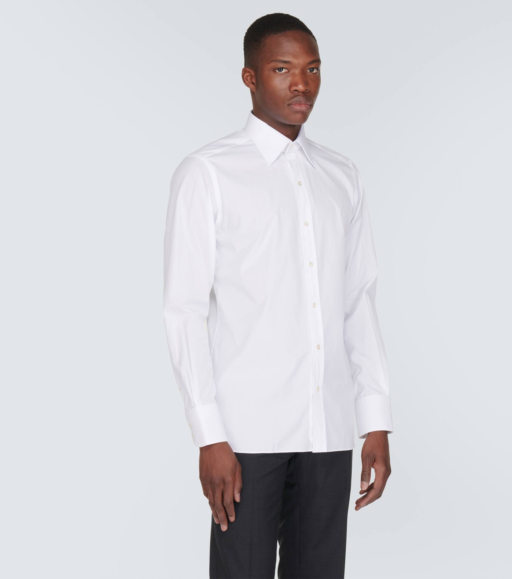 Cotton poplin shirt - 3