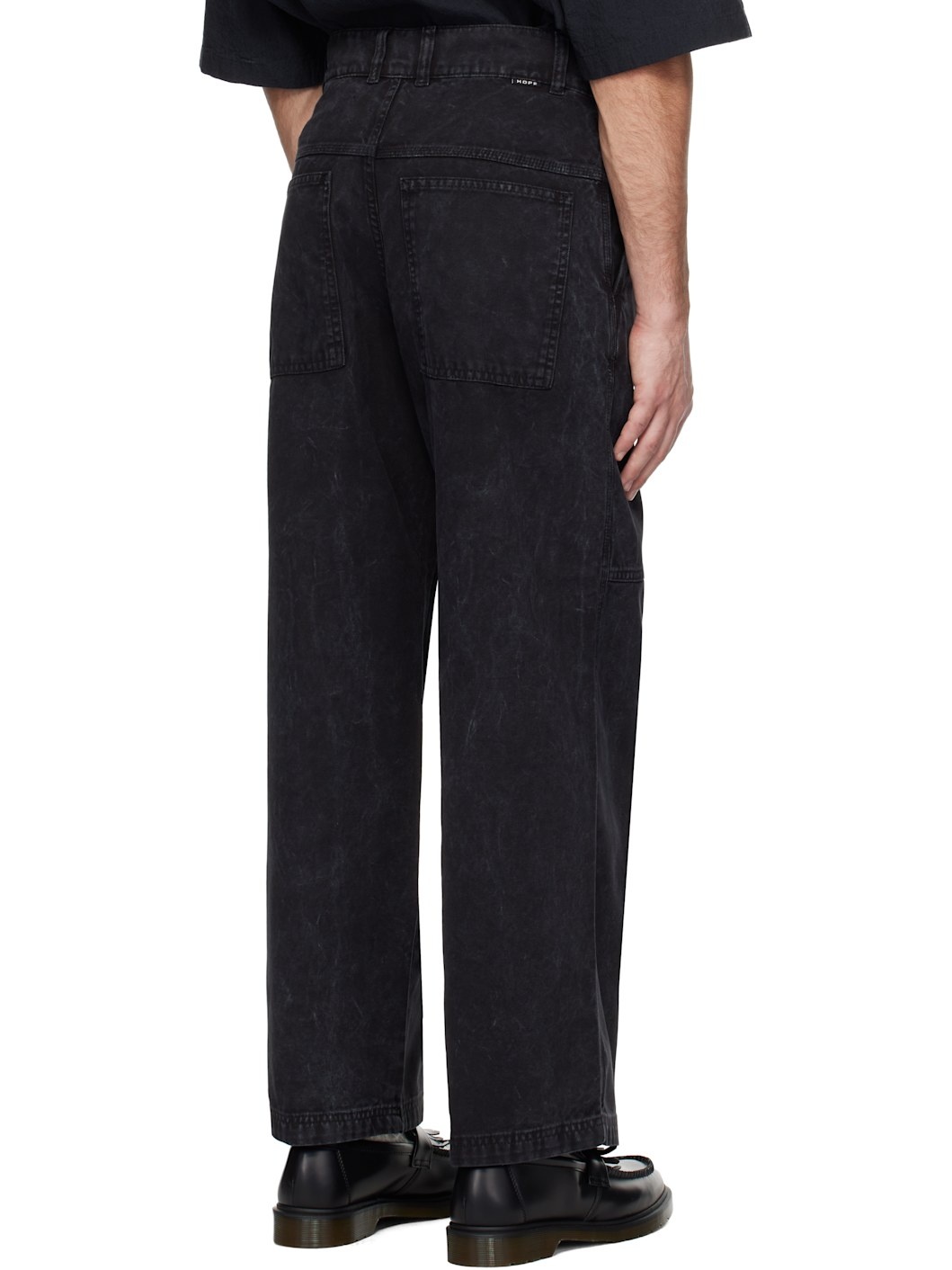Black Stamp Trousers - 3