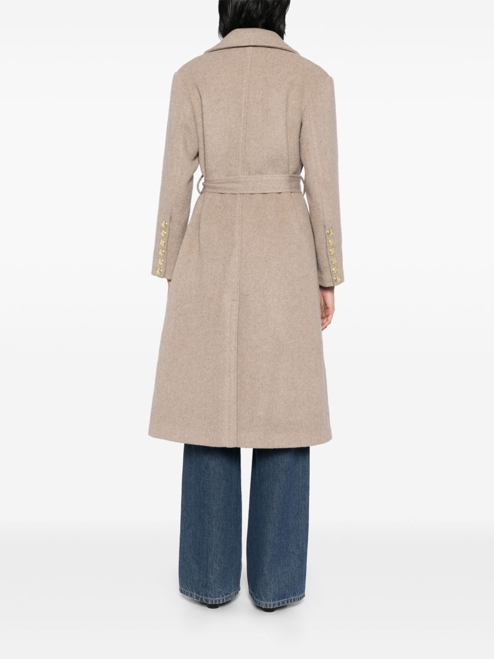 fuzzy trench coat - 4