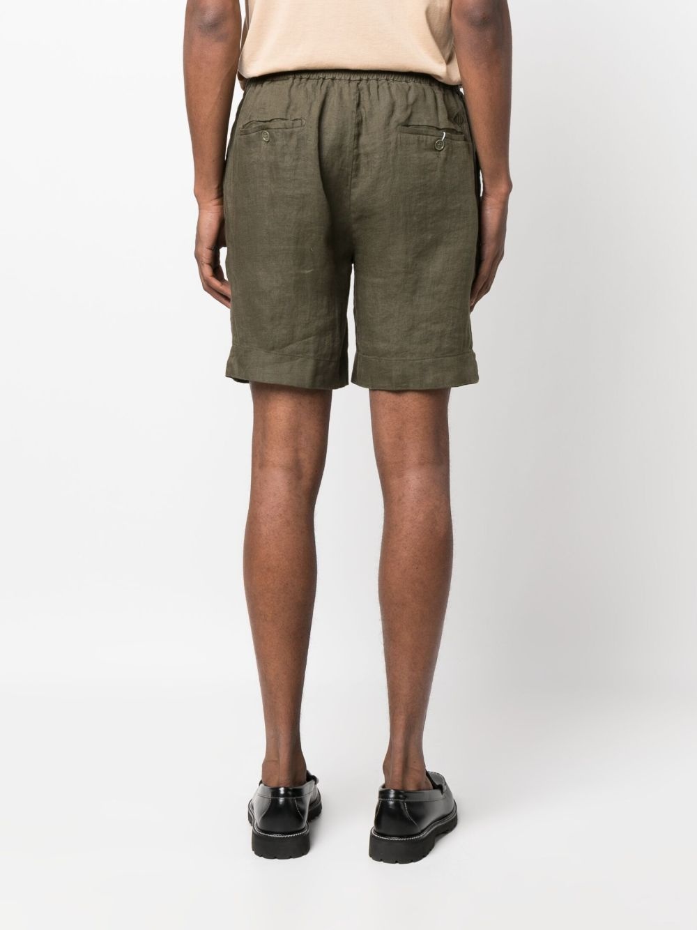 Dorset drawstring linen shorts - 4