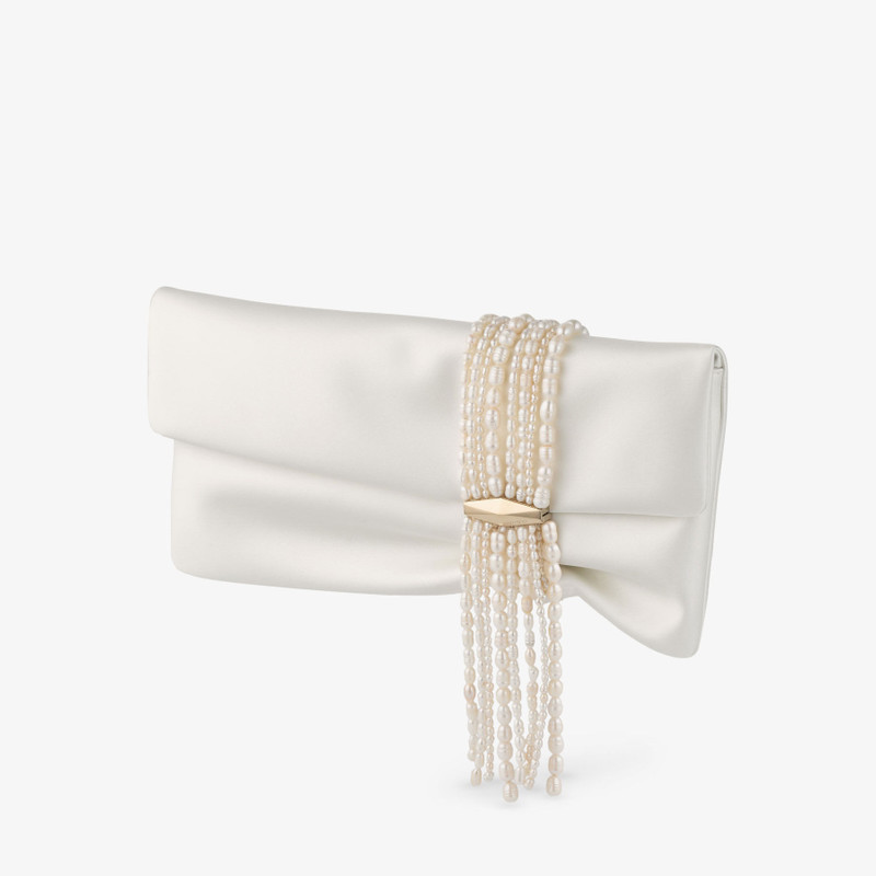 JIMMY CHOO Zandra
Ivory Satin Clutch Bag outlook