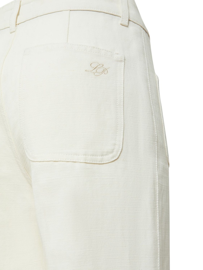 Danbeth linen & cotton wide pants - 5