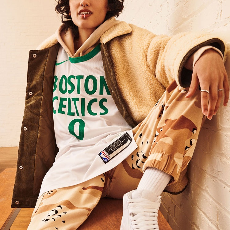 Nike SW Fan Edition 20-21 City limited NBA Tatum Boston Celtics Tatum 0 Basketball Jersey/Vest White - 4
