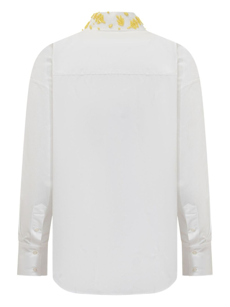 MSGM embroidered shirt outlook