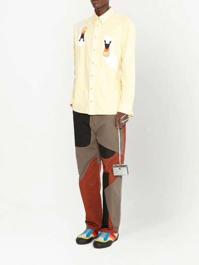 JW Anderson patchwork cotton trousers outlook