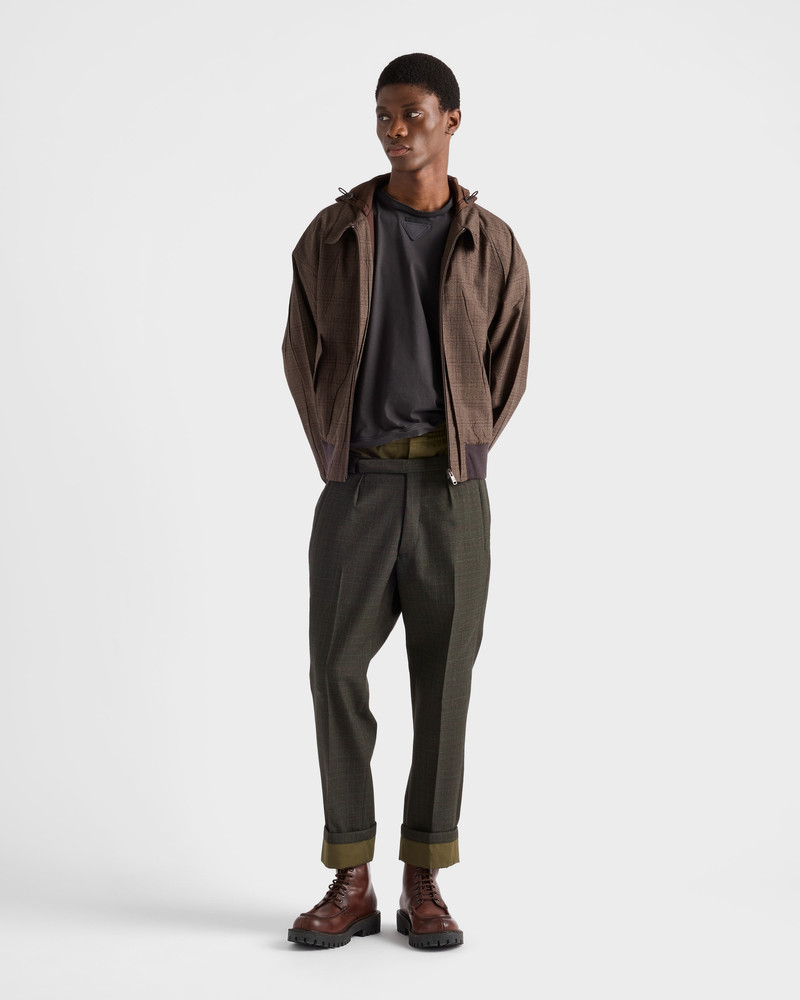 Prada Hooded wool jacket outlook