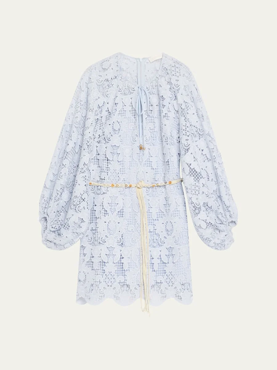 Coco Lace Tunic Mini Dress - 1