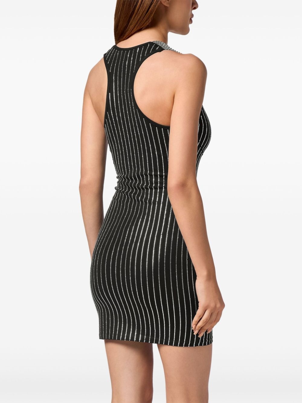 rhinestone-embellished dress - 4