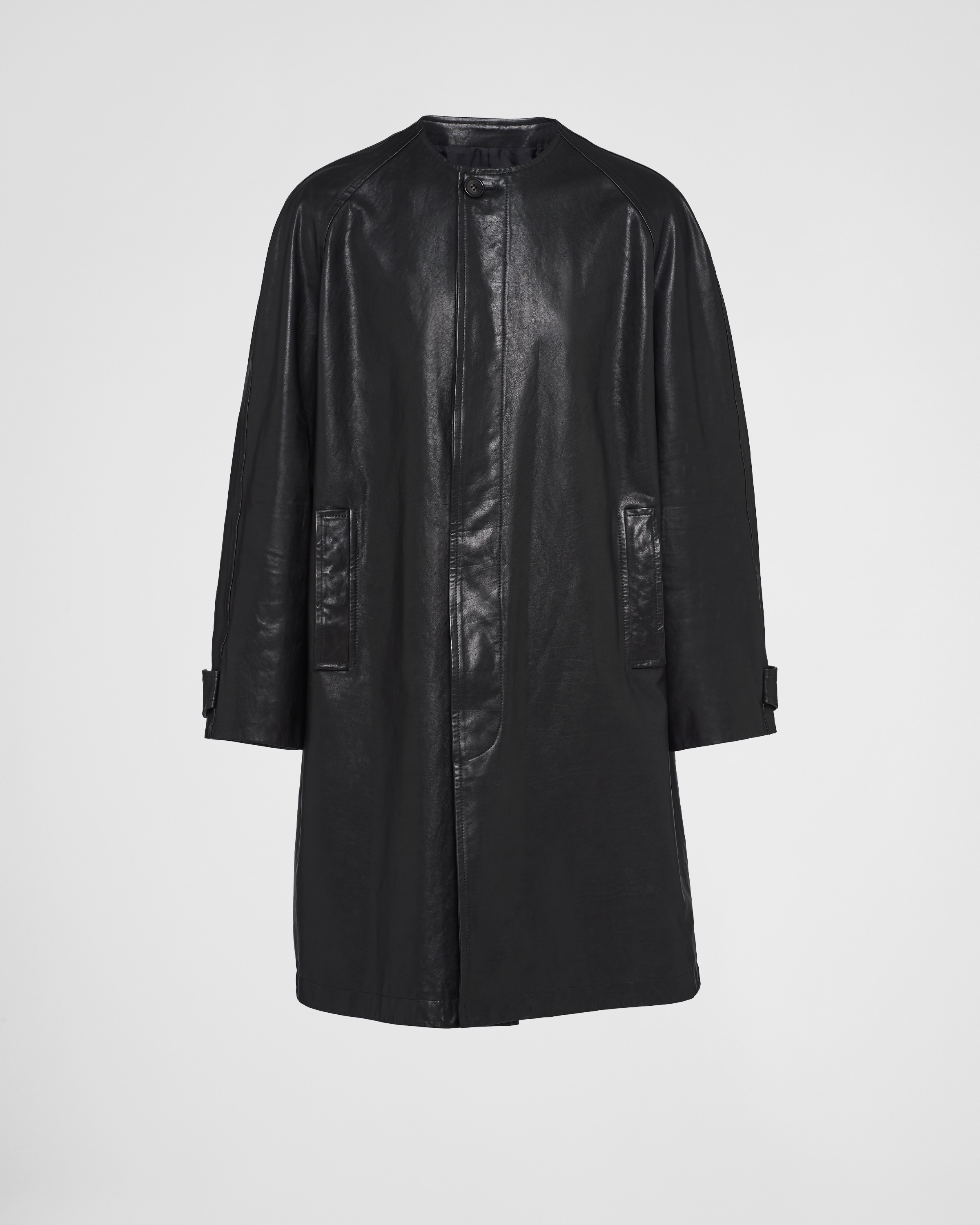 Leather coat - 1
