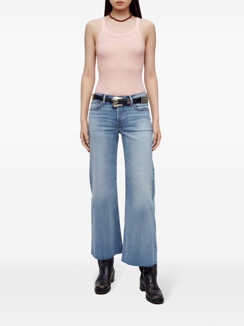 RE/DONE mid-rise wide cropped jeans outlook
