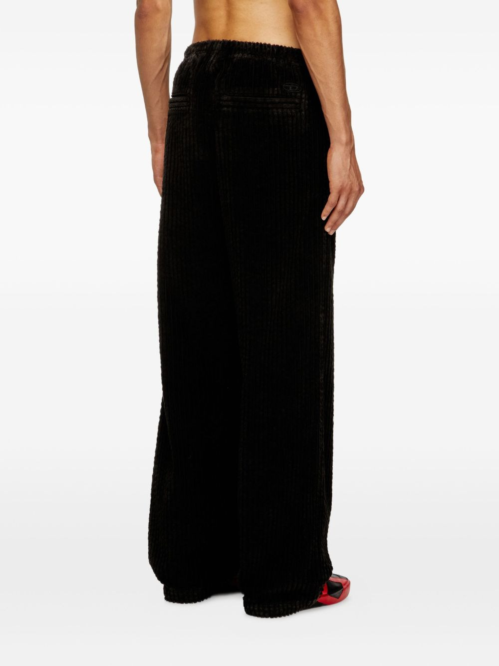 P-Martial drawstring corduroy trousers - 4