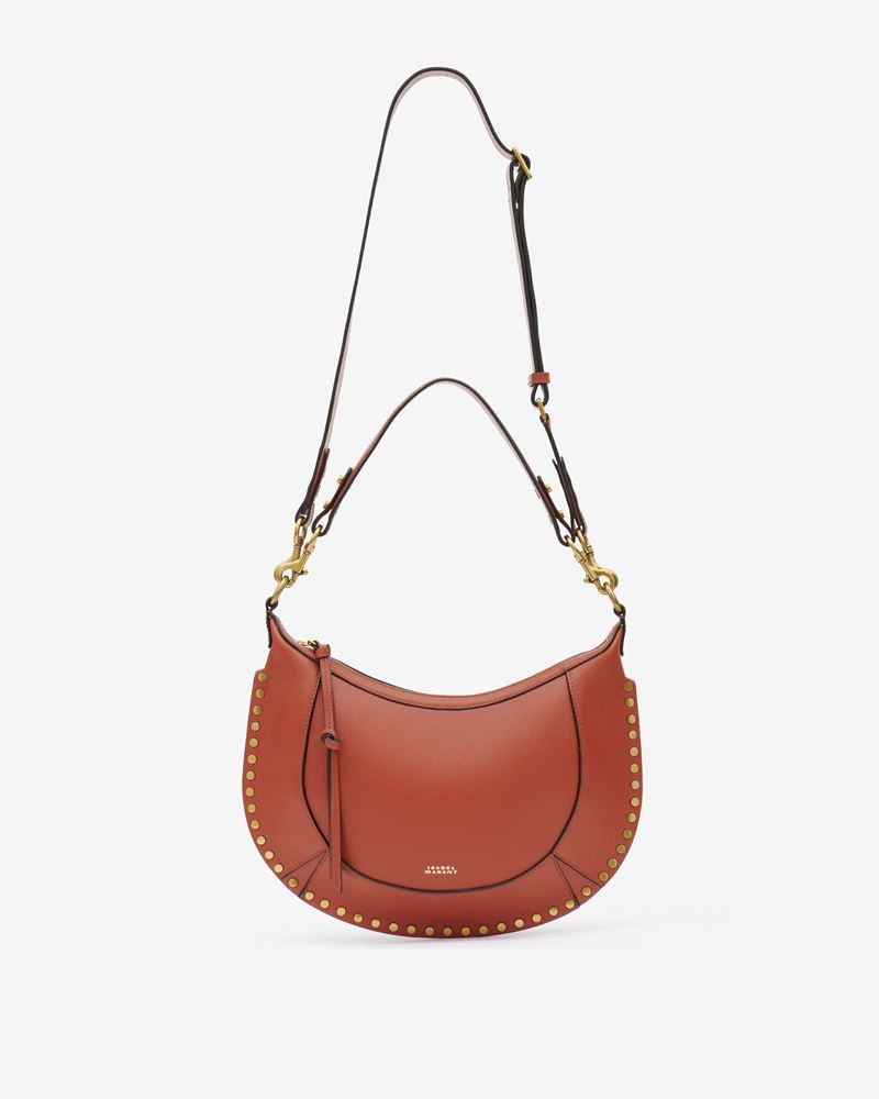 NAOKO GRAINY LEATHER SHOULDER BAG 6