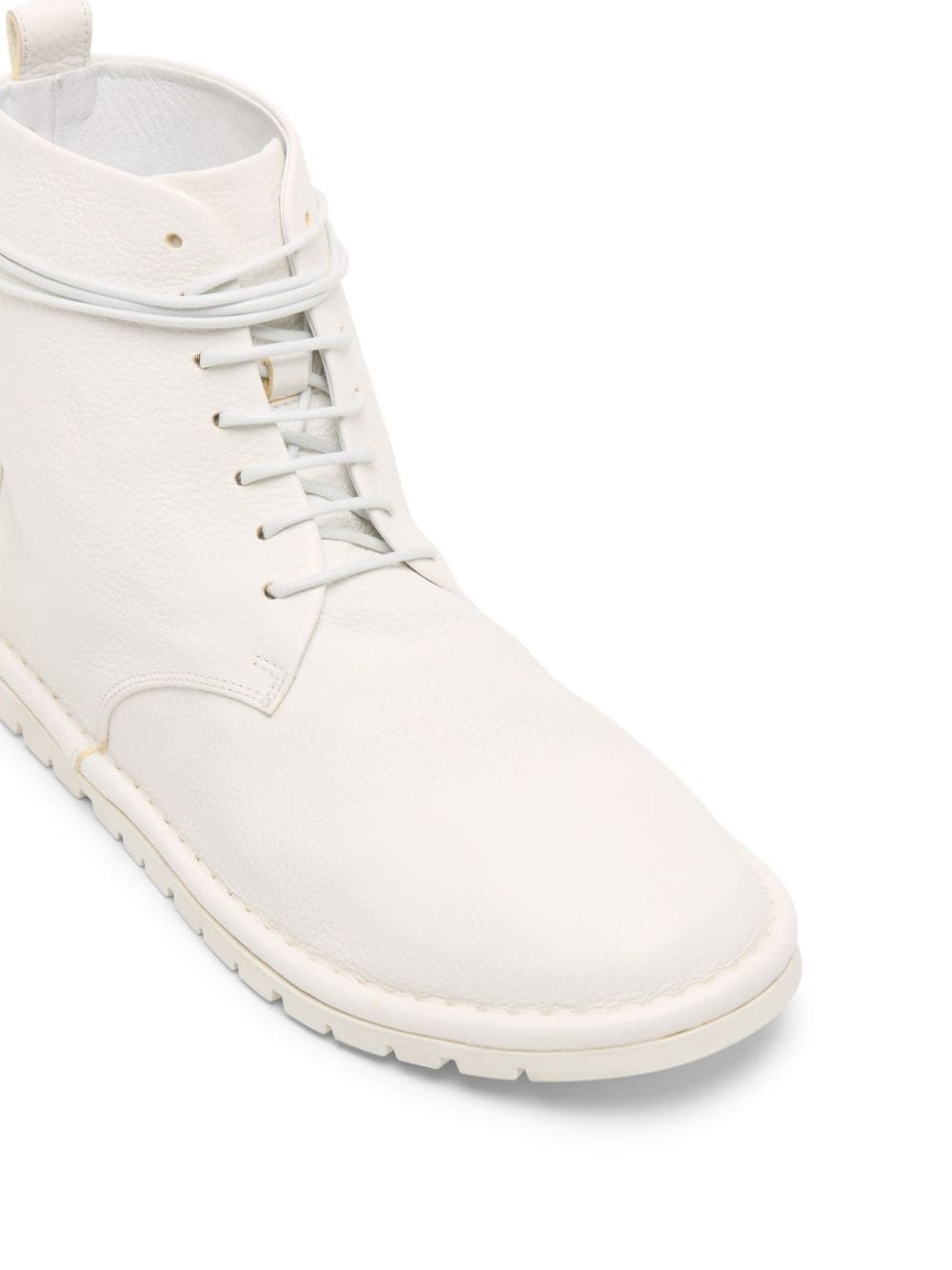 lace-up leather ankle boots - 4