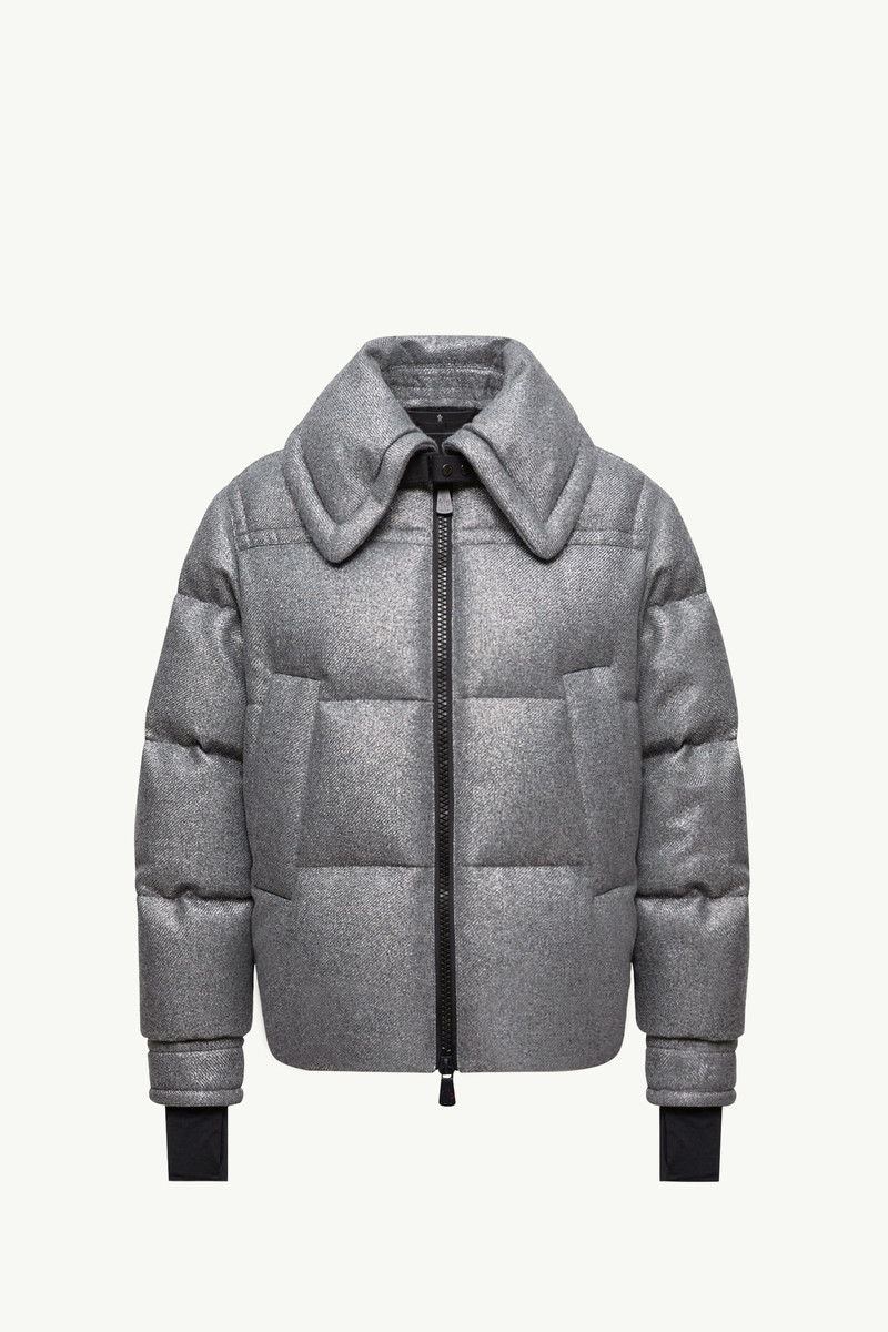 Sandane Metallic Wool Blend Short Down Jacket 1