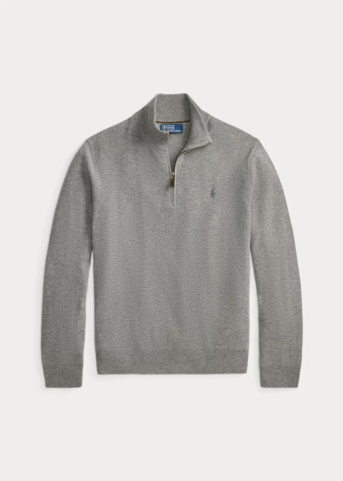 Wool Quarter-Zip Sweater - 1