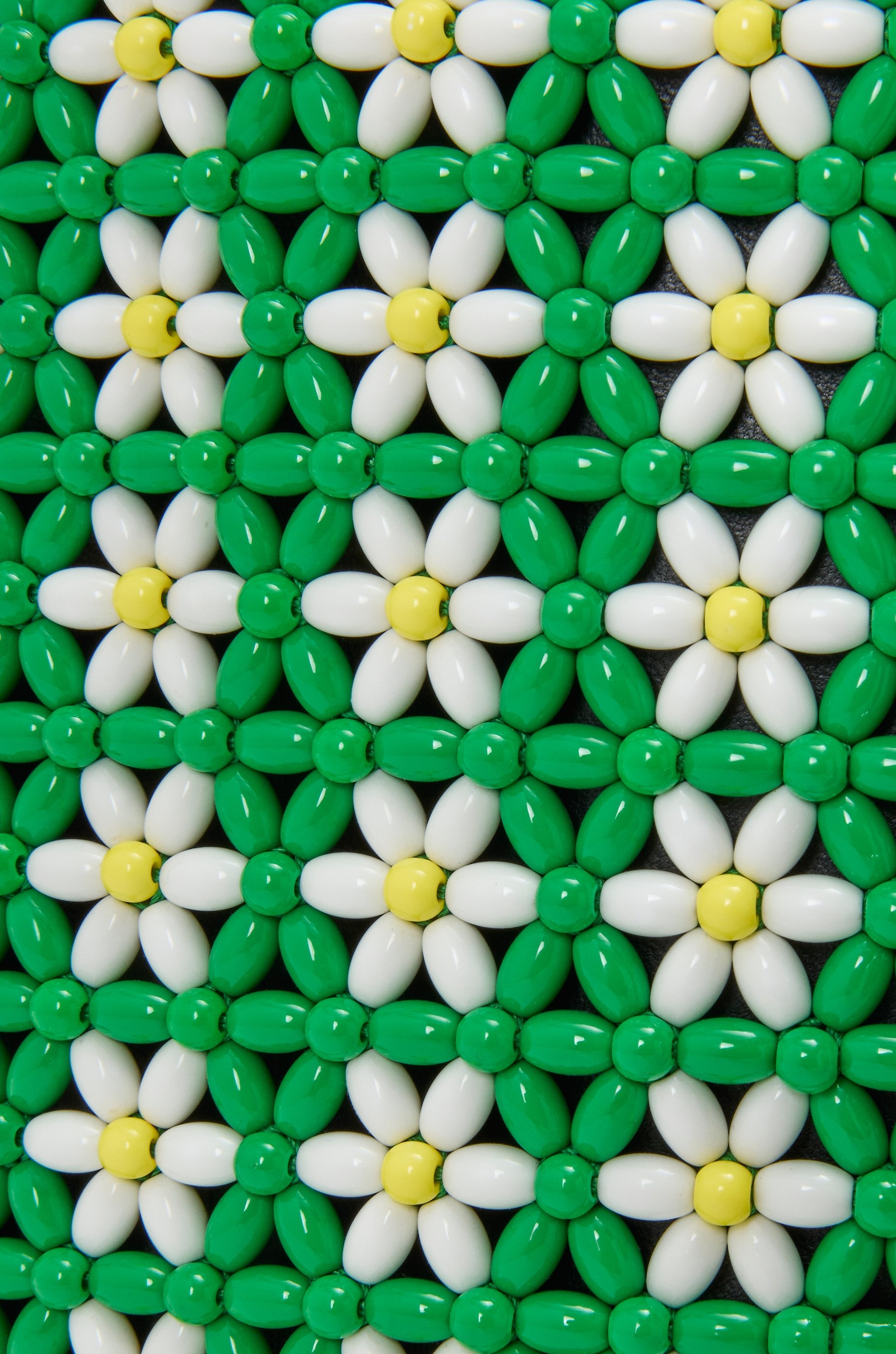 Mini tote in beads and lambskin - 8