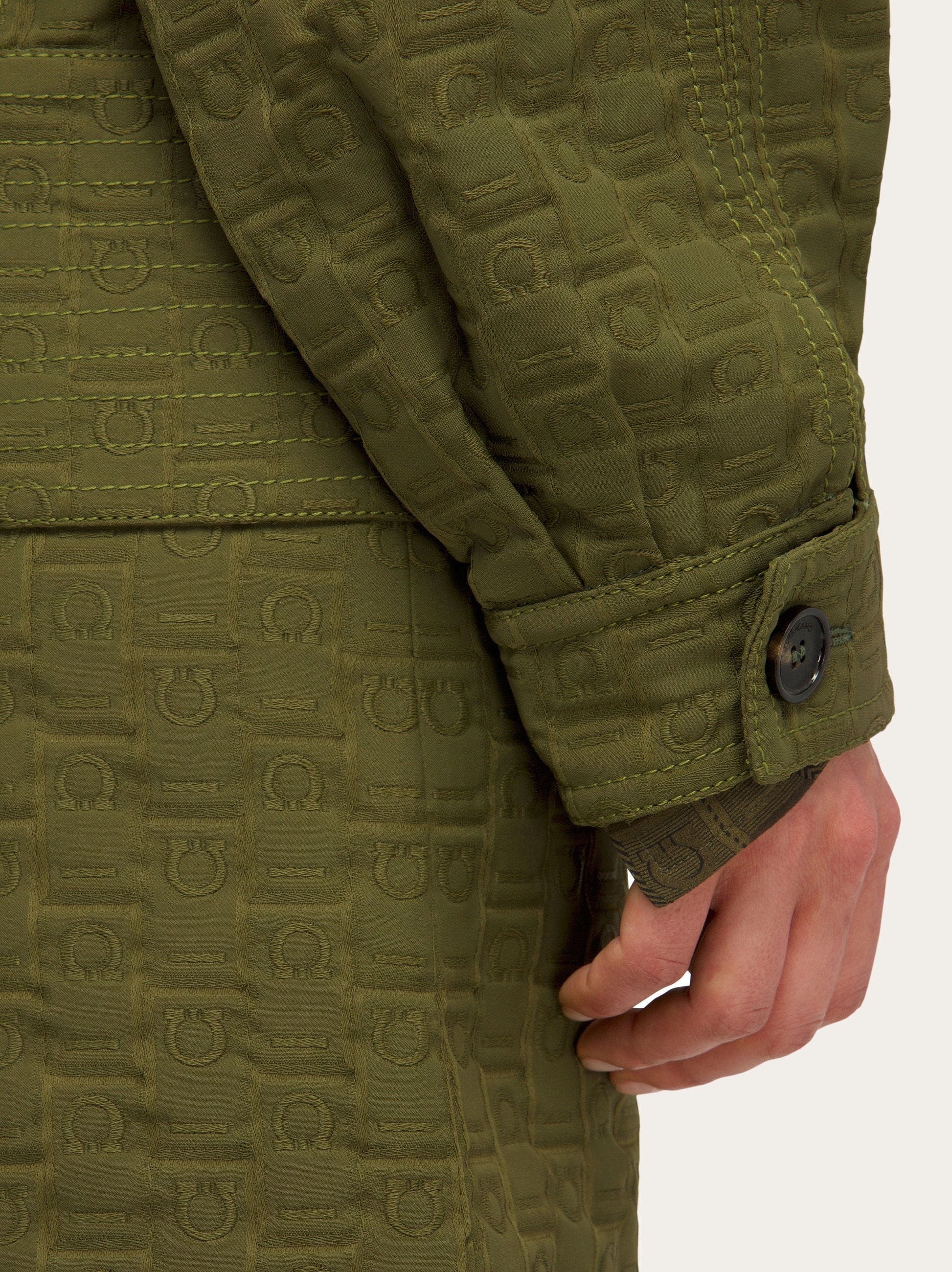 Ferragamo Monogram blouson - 6
