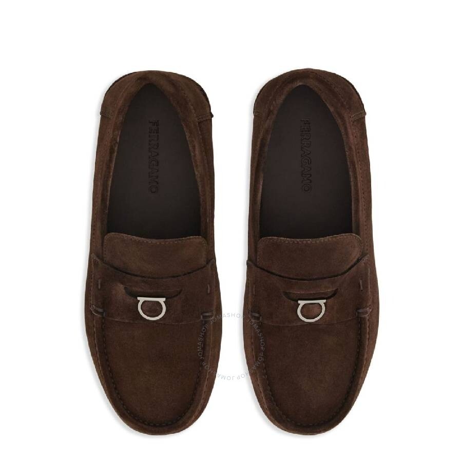Ferragamo Gancini-Plaque Round-Toe Loafers - 2