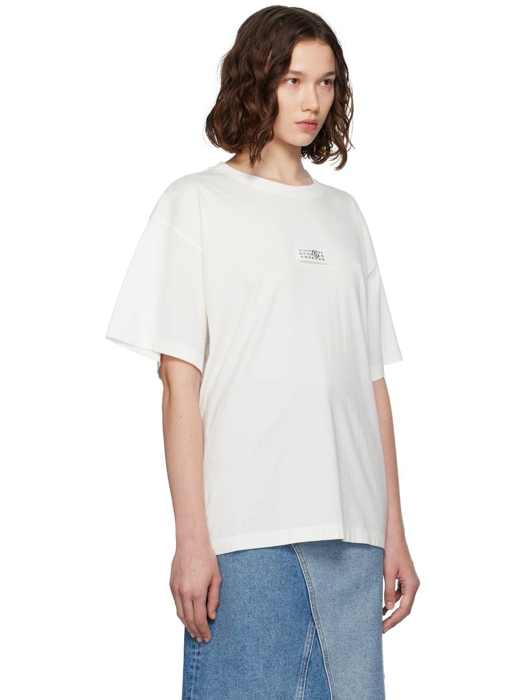 White Cotton T-shirt - 2