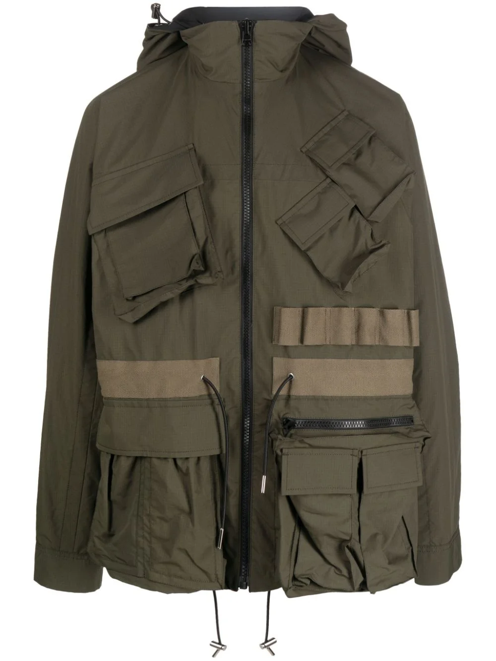 Matte Blouson reversible taffeta jacket - 1