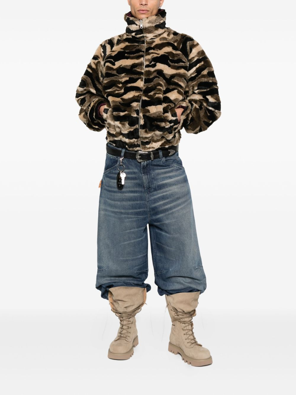 camouflage-print jacket - 2
