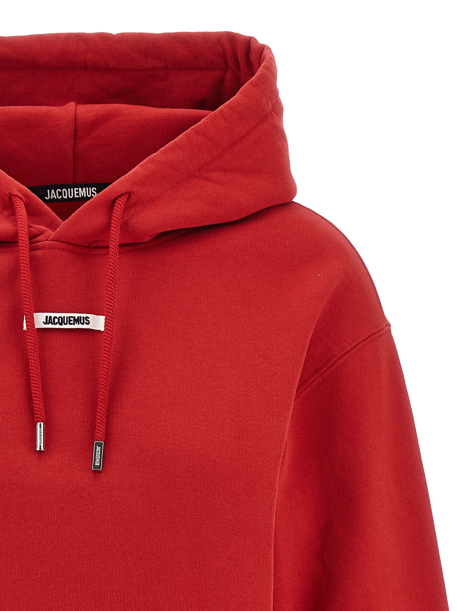 Le Hoodie Gros-Grain Sweatshirt Red - 3