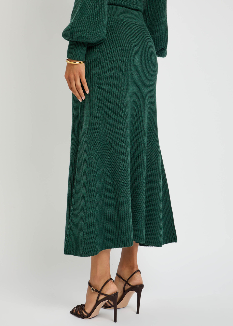 Zimmermann Hypnotic Rib Midi Skirt - 3