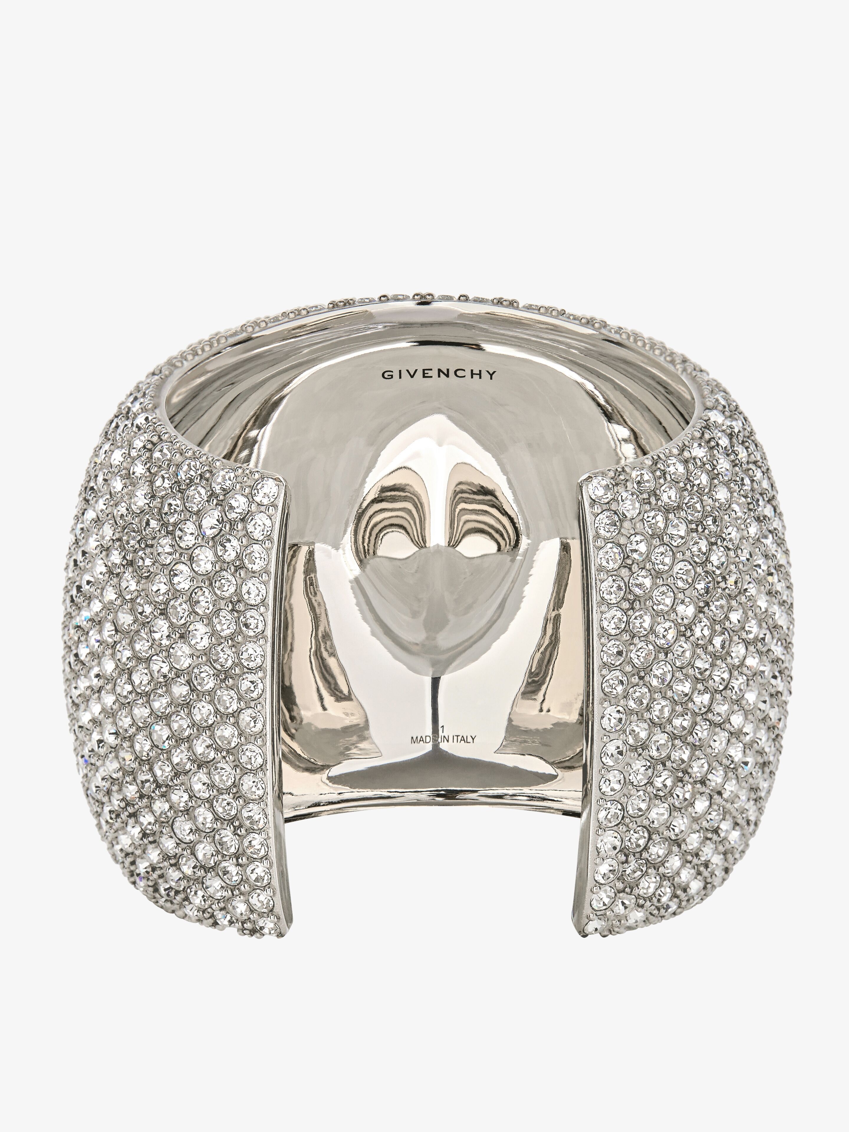 4G CLAW BRACELET IN METAL WITH CRYSTALS - 2