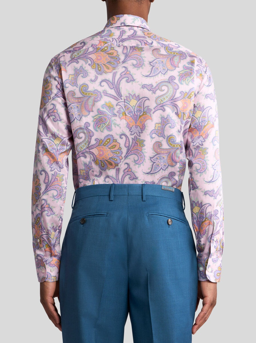 MAXI FLOWER PAISLEY SHIRT - 4