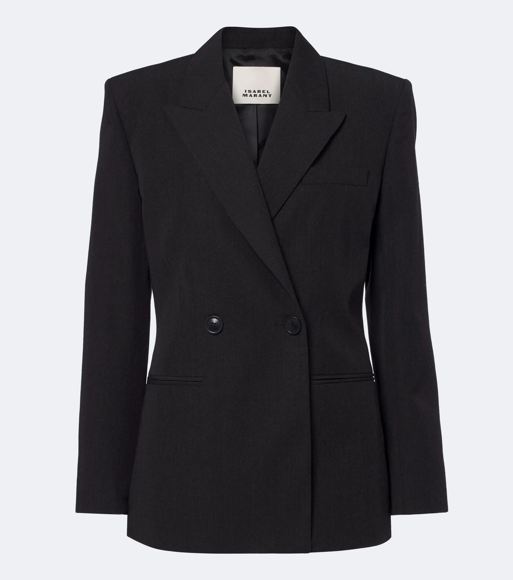 Ranya double-breasted virgin wool blazer - 1